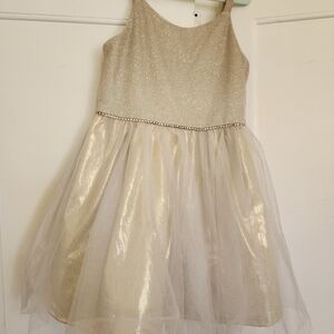 Zunie Sparkling Cream Kids Dress